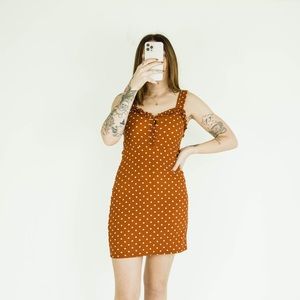 urban outfitters polka dot dress